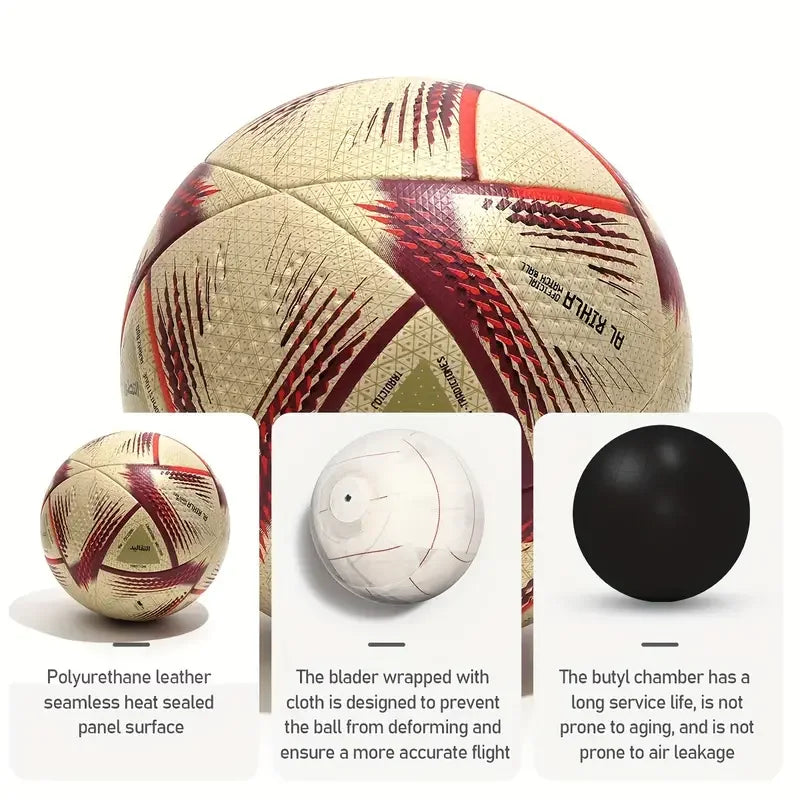 Official Size 5 Soccer Ball 5 Gold
