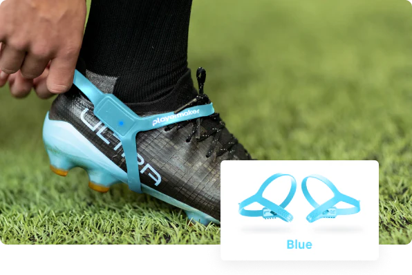Blue strap for Playermaker and CITYPLAY with iLOVEthisGAME