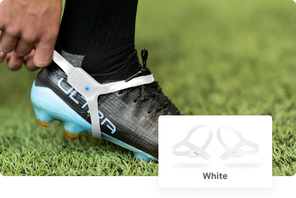 White strap for Playermaker and CITYPLAY with iLOVEthisGAME