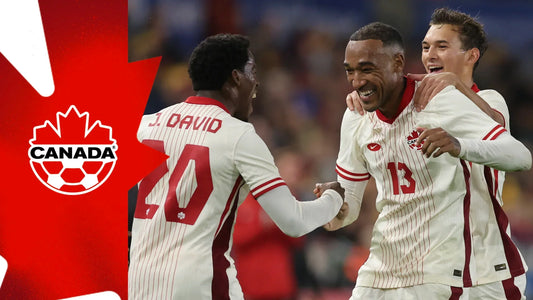 Canada Soccer celebrating a goal after beating Wales iLOVEthisGAME