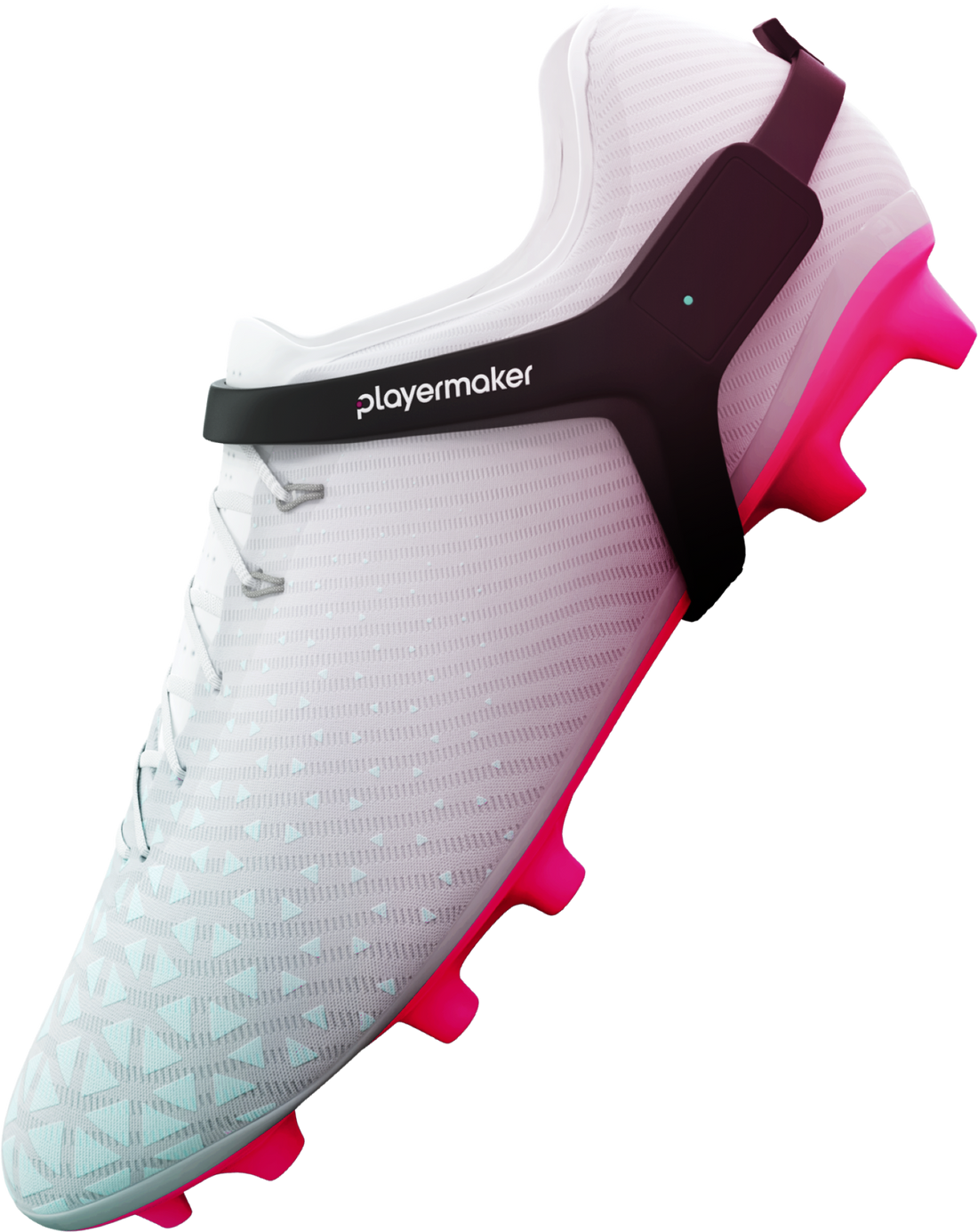 #1 Smart Tracker Playermaker on a soccer cleat at iLOVEthisGAME