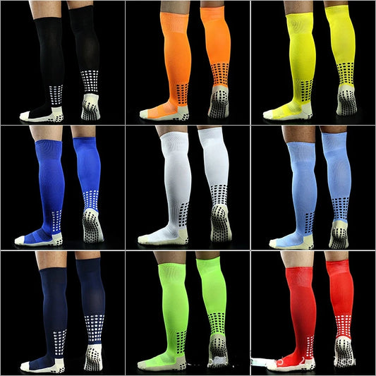 Adult Anti-Slip Soccer Socks | Silica Gel Grip + Sweat Control