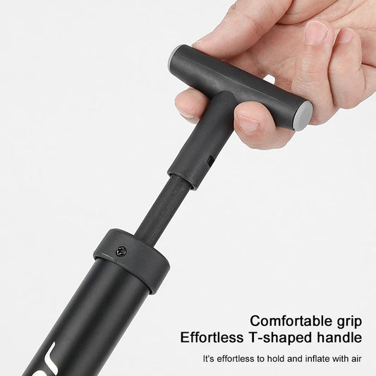 Compact Soccer Ball Hand Pump with Pressure Guage