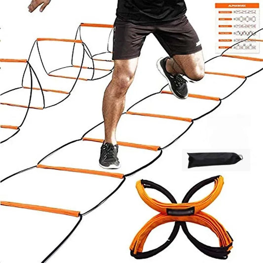 Dual-Purpose Soccer Agility & Jump Training Ladder